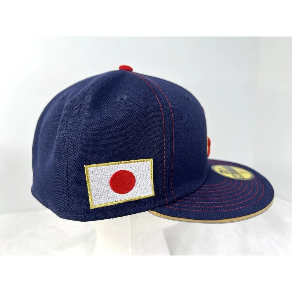 Japan WBC New Era Hat Mens 7 1/2 Navy Blue World Baseball Classic 59FIFTY New